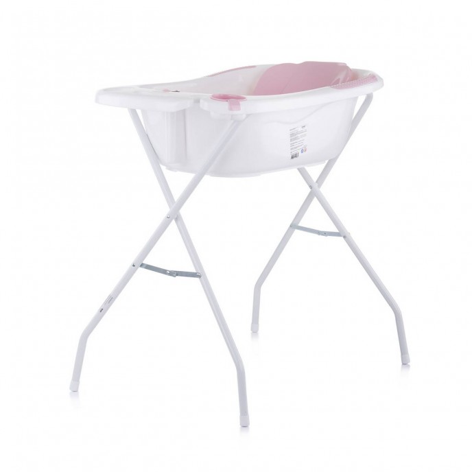 Chipolino Bath with Support and Stand Vela Pink