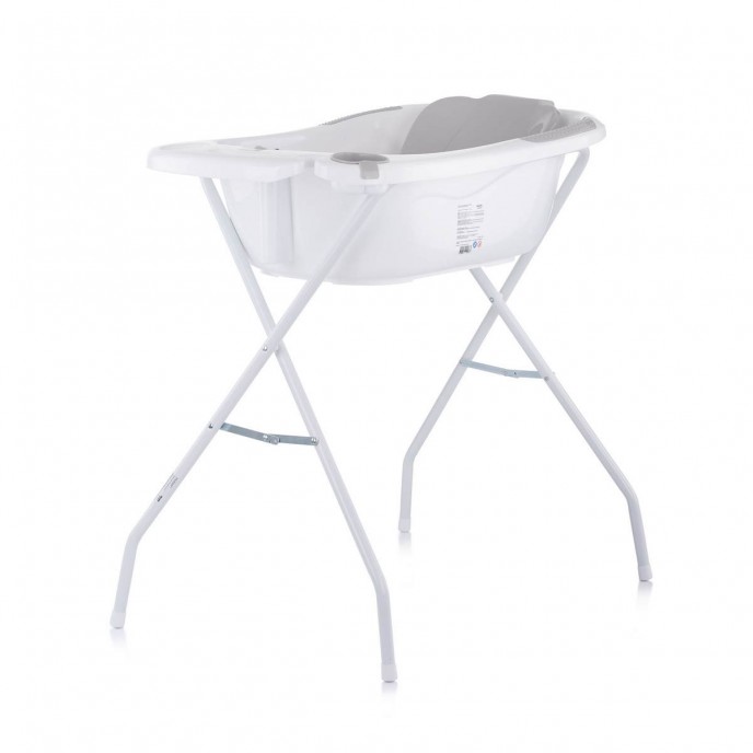 Chipolino Bath with Pad and Stand Vela Grey