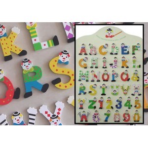 Letter Wall Clowns Magnetized Letter Wall Clowns Magnetized