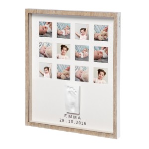 Baby Art First Year Wooden Frame with Cast Baby Art First Year Wooden Frame with Cast
