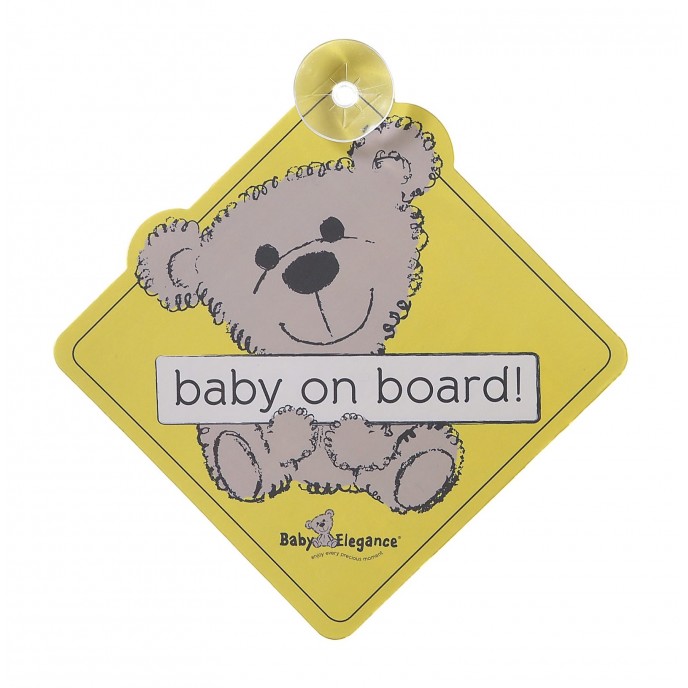 Baby Elegance Baby on Board Sign
