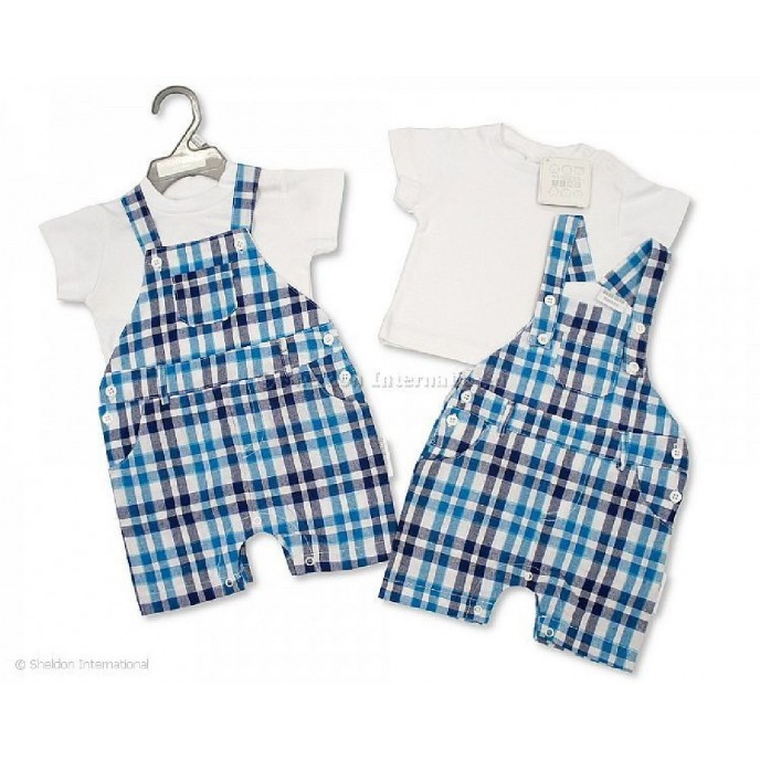 Dungaree Set Woven 2pc Cool Dude
