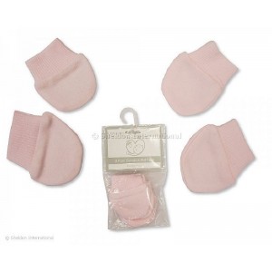 Baby Newborn Mittens Pink Baby Newborn Mittens Pink