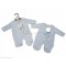 Babygrow Velour Tiny Baby Mr.Ted  Babygrow Velour Tiny Baby Mr.Ted
