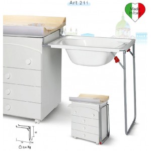 Plebani Bath Stand for Luna Changing Unit Plebani Bath Stand for Luna Changing Unit