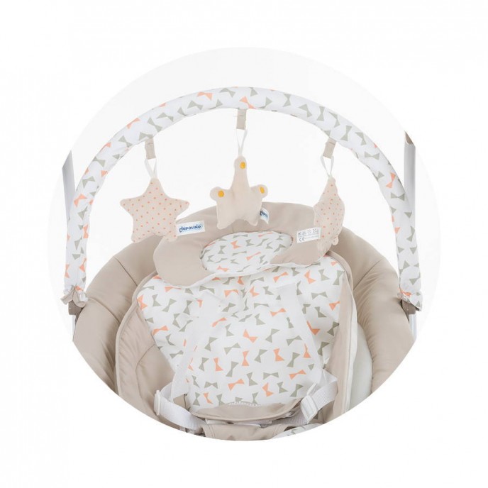 Chipolino Swing and Bouncer Paradise Grey Little Star