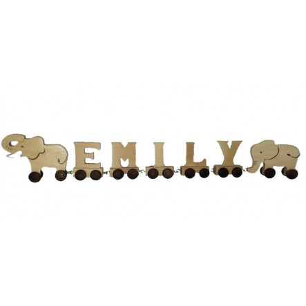 Wooden Train Names - natural Wooden Train Names - natural