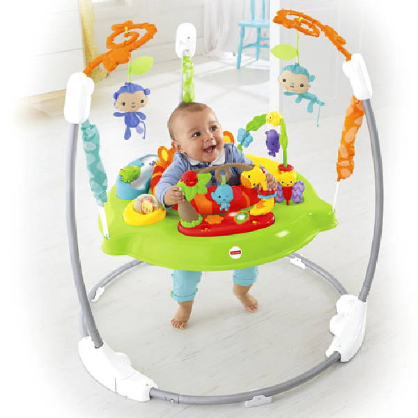 Fisher Price Rainforest Jumperoo - Baby Jumper - $72  Baby activity center,  Fisher price rainforest jumperoo, Fisher price jumperoo