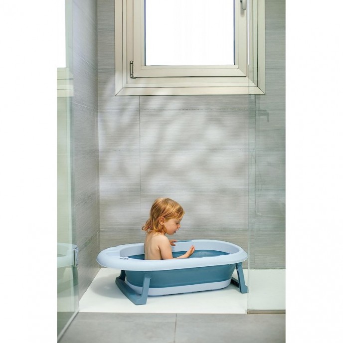 Interbaby Foldable Bath and Rinse Cup Blue