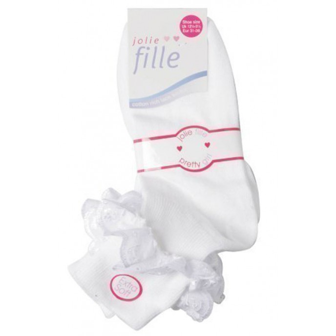 Jolie Fille Socks with Frill