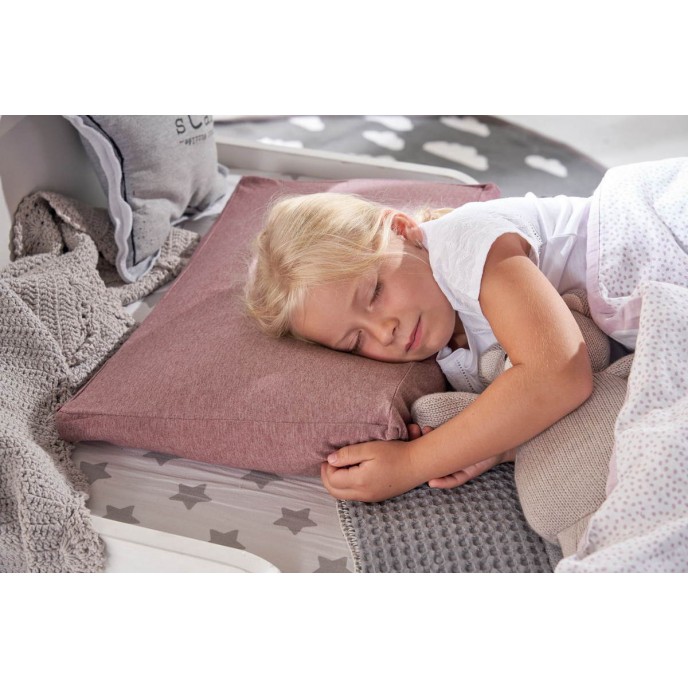 Theraline Toddler Pillow with Bamboo Pillow Case Grey  24m+