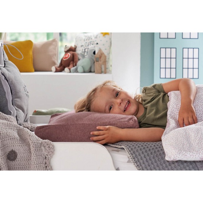 Theraline Toddler Pillow with Bamboo Pillow Case Grey  24m+