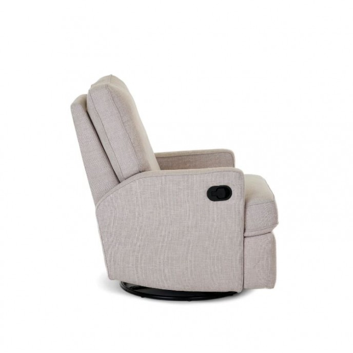 Obaby Swivel Glider Chair Madison Oatmeal