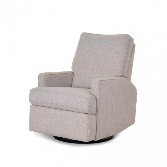Obaby Swivel Glider Chair Madison Oatmeal