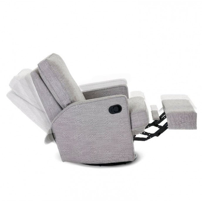 Obaby Swivel Glider Chair Madison Pebble