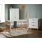 Obaby Maya Nursery Set White with Natural Obaby Maya Nursery Set White with Natural