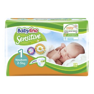 Babylino Senstive Nappies Sz1 Babylino Senstive Nappies Sz1