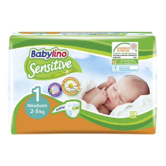 Babylino Senstive Nappies Sz1