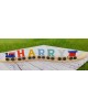 Wooden Train Names - natural or coloured Wooden Train Names - natural or coloured