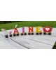 Wooden Train Names - natural or coloured Wooden Train Names - natural or coloured