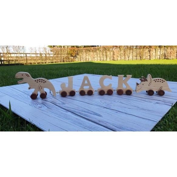 Wooden Train Names - natural Wooden Train Names - natural