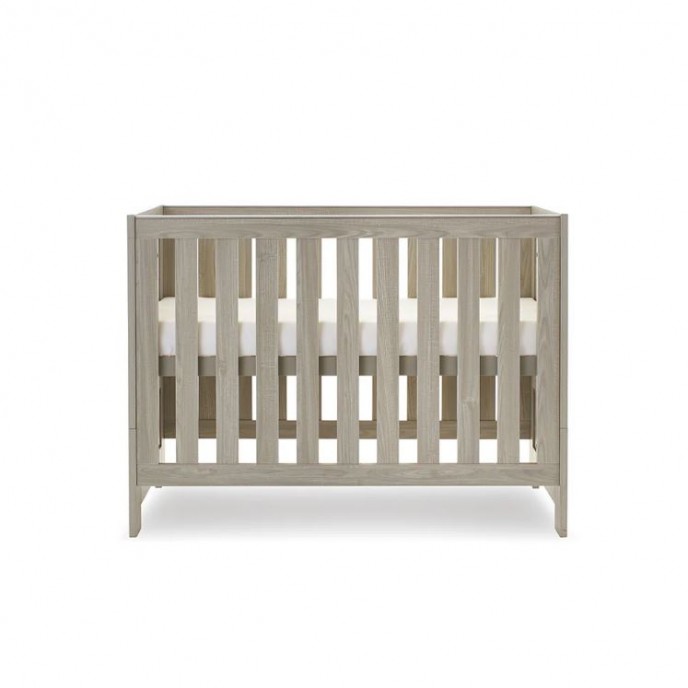 Obaby Cot Nika Mini Grey Wash