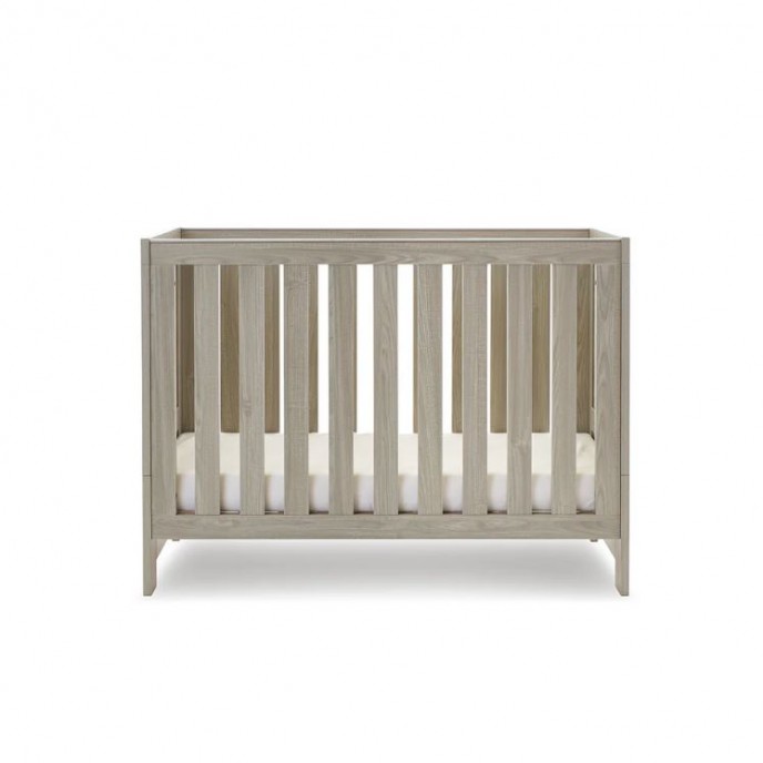 Obaby Cot Nika Mini Grey Wash
