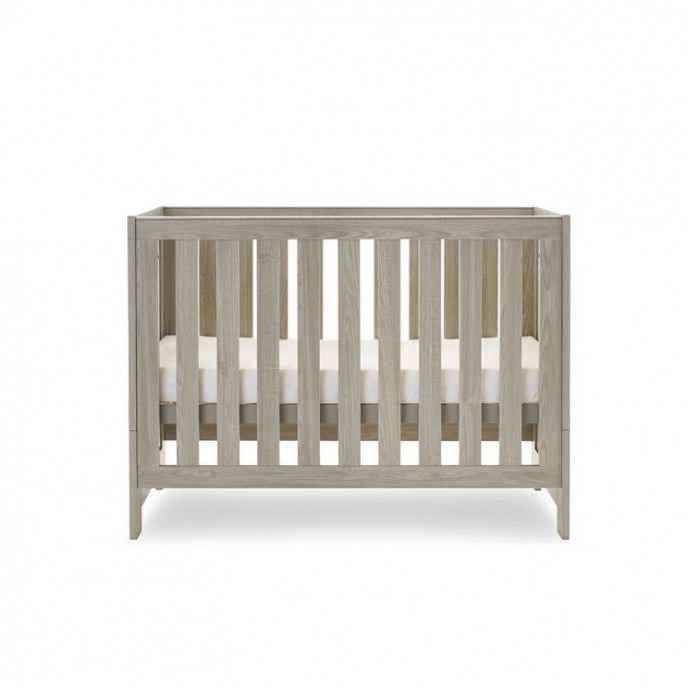Obaby Cot Nika Mini Grey Wash