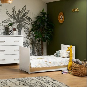 Obaby Cot Nika Mini White Wash 
