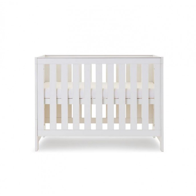 Obaby Cot Nika Mini White Wash 
