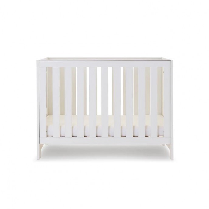 Obaby Cot Nika Mini White Wash 