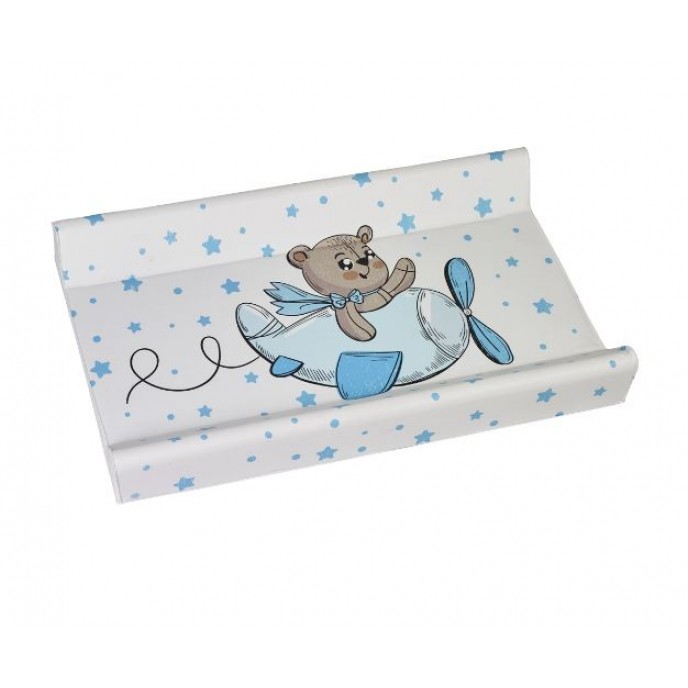 Plebani Changing Mat Nuvola Bear Stars Blue
