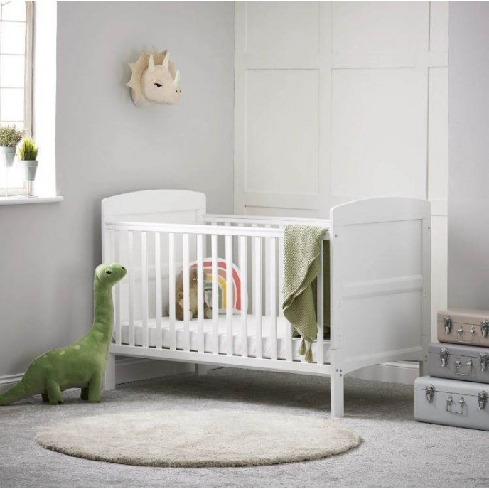 OBaby Cotbed Grace White