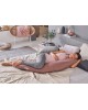 Theraline Maternity & Nursing Pillow Original Bamboo Melange Mid Gray