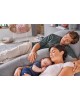 Theraline Maternity & Nursing Pillow Original Bamboo Melange Mid Gray