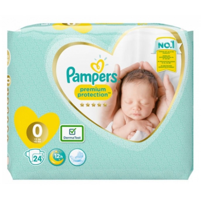 Pampers Nappies New Baby Micro <3kgs 24pcs