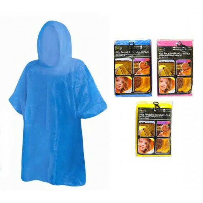 Children's Rain Poncho (one size)