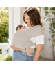 Sevi Bebe Carrier Wrap Sling Grey Sevi Bebe Carrier Wrap Sling Grey