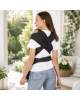 Sevi Bebe Carrier Wrap Sling Grey Sevi Bebe Carrier Wrap Sling Grey