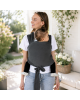 Sevi Bebe Carrier Wrap Sling Grey Sevi Bebe Carrier Wrap Sling Grey