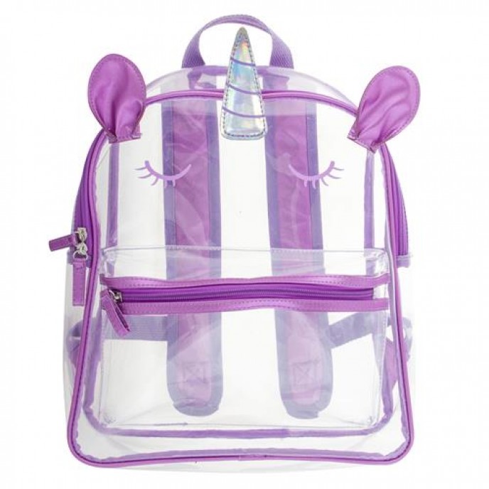 Stephen Joseph Clear Backpack Unicorn