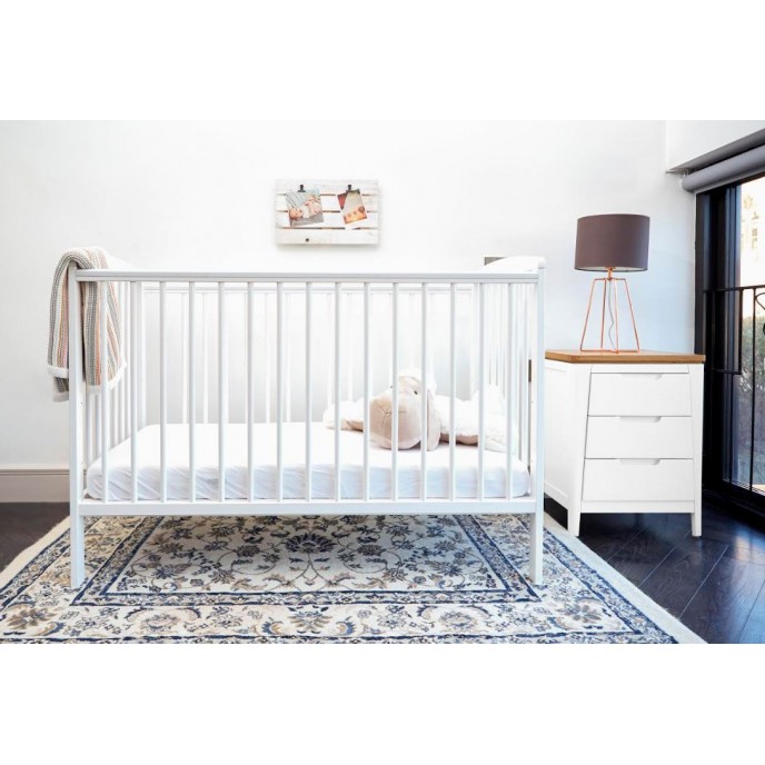 Baby Elegance Cot Starlight White