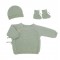 TKS Newborn Stitch Set 3pc Olive Green