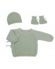 TKS Newborn Stitch Set 3pc Olive Green