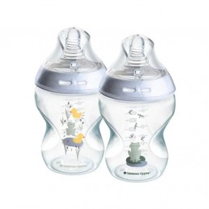Tommee Tippee Bottle 260ml Pond Blue Twin Pack